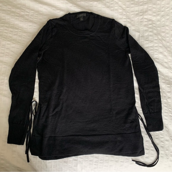 J. Crew merino side split sweater - Picture 2 of 5
